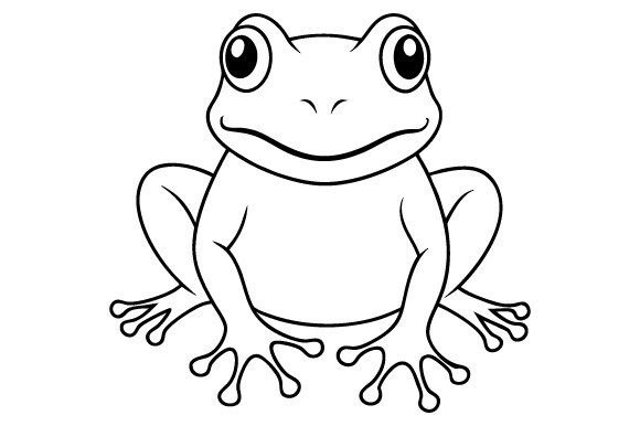 Frog Line Art SVG PNG Sublimation Review