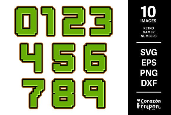 Gamer Retro Numbers SVG Bundle Review