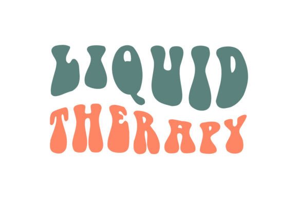 Liquid Therapy Retro Wavy Svg Png Design Review