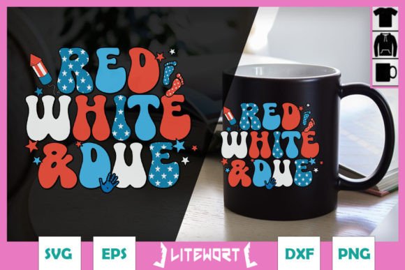Red White and Due Retro Cute SVG Review