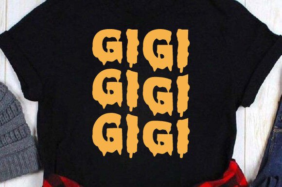 Retro Halloween Gigi SVG PNG T-shirt
