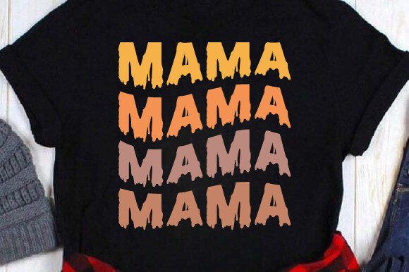 Retro Halloween Mama SVG PNG T-shirt