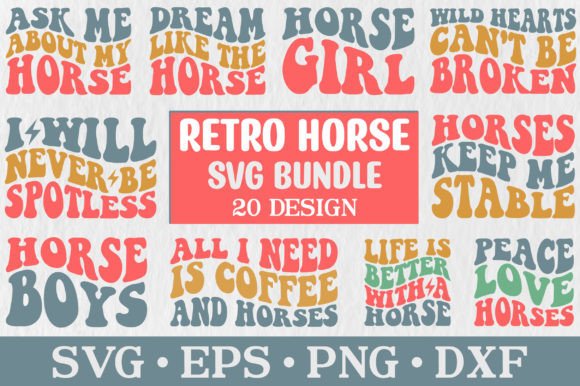 Retro Horse Svg Bundle Review