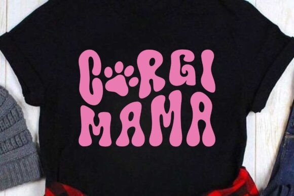 Retro Pink Corgi Mama Svg Png Design Review