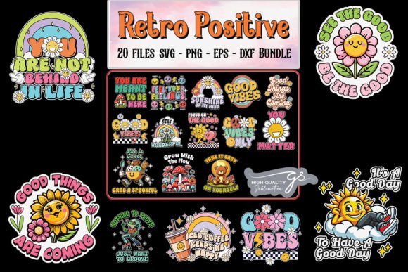 Retro Positive SVG Bundle Review