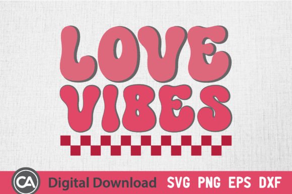 Retro Valentine's SVG, Love Vibes Embroidery Review