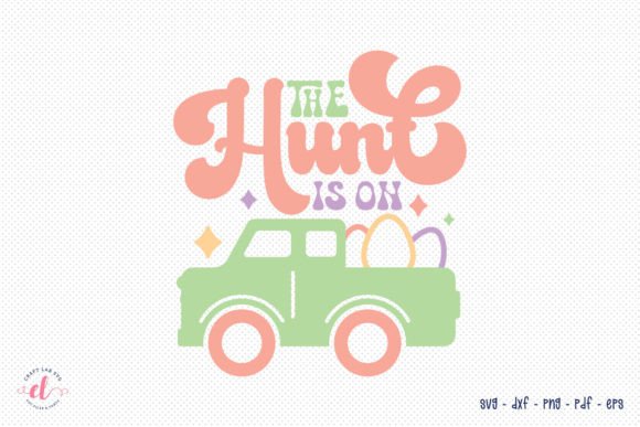 The Hunt is on Retro Easter SVG Design Review