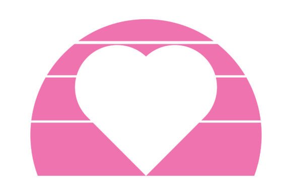 Valentines Day Retro Sunset SVG Design Review